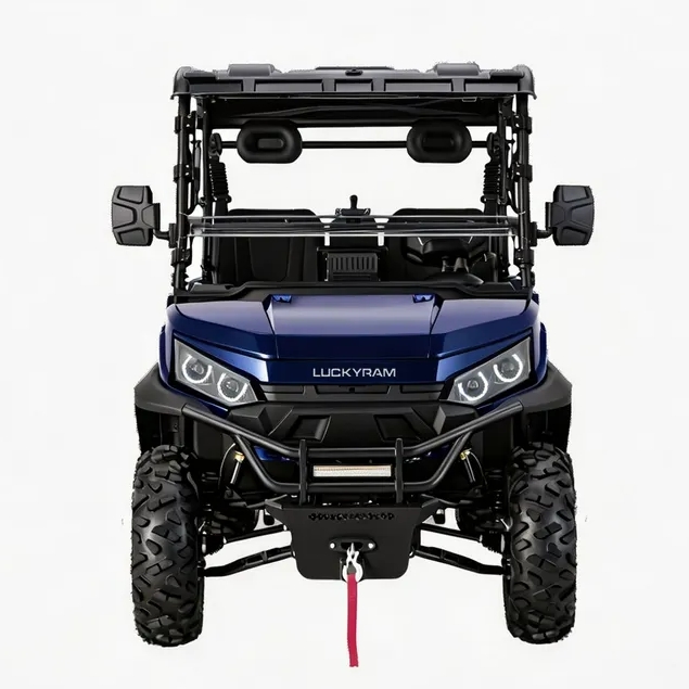 4WD ऑफ रोड UTV 73.6V 1000kg टोइंग 400A कंट्रोलर 150Ah
