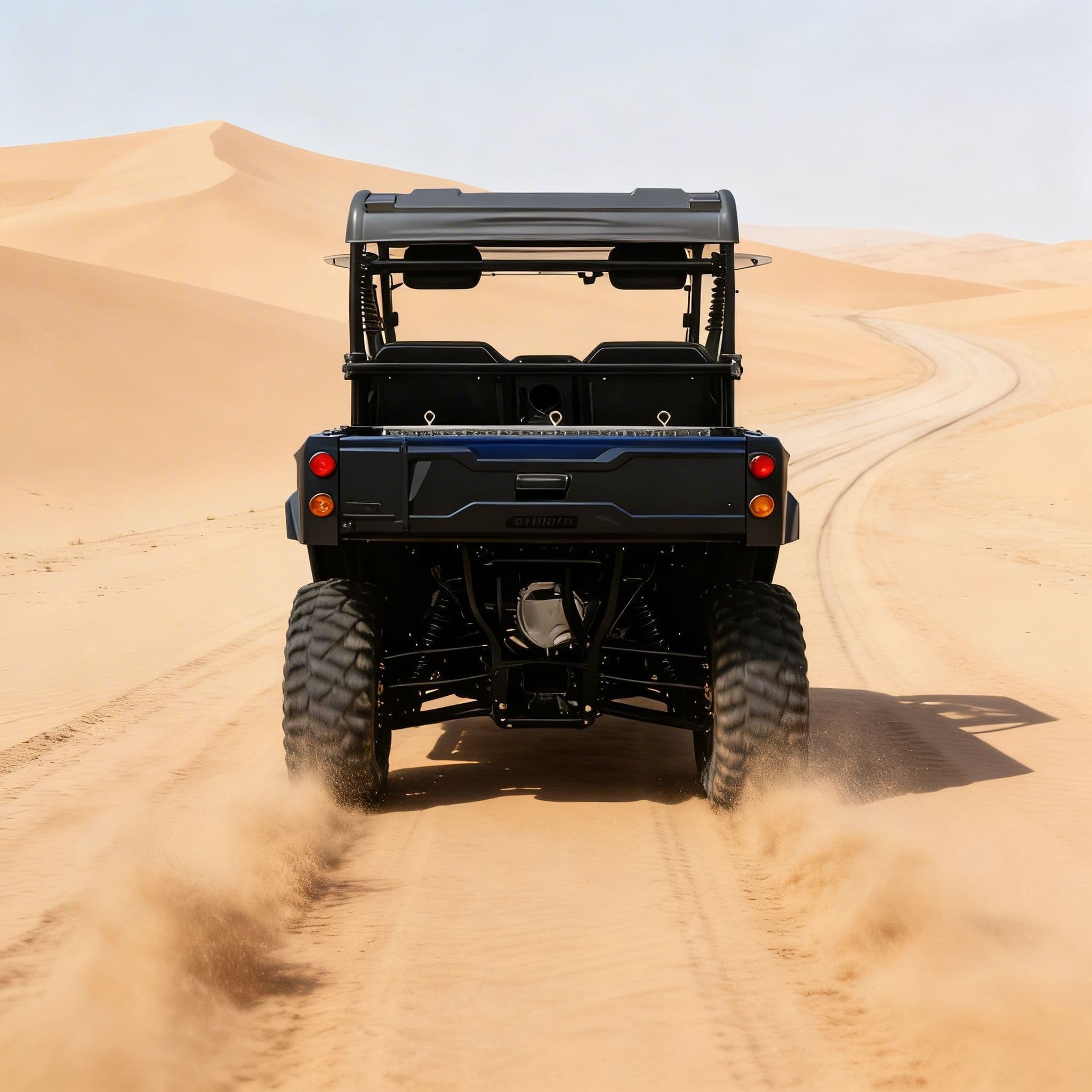 73.6V 150Ah 4WD इलेक्ट्रिक UTV PKE बिना चाबी 1000kg टोइंग